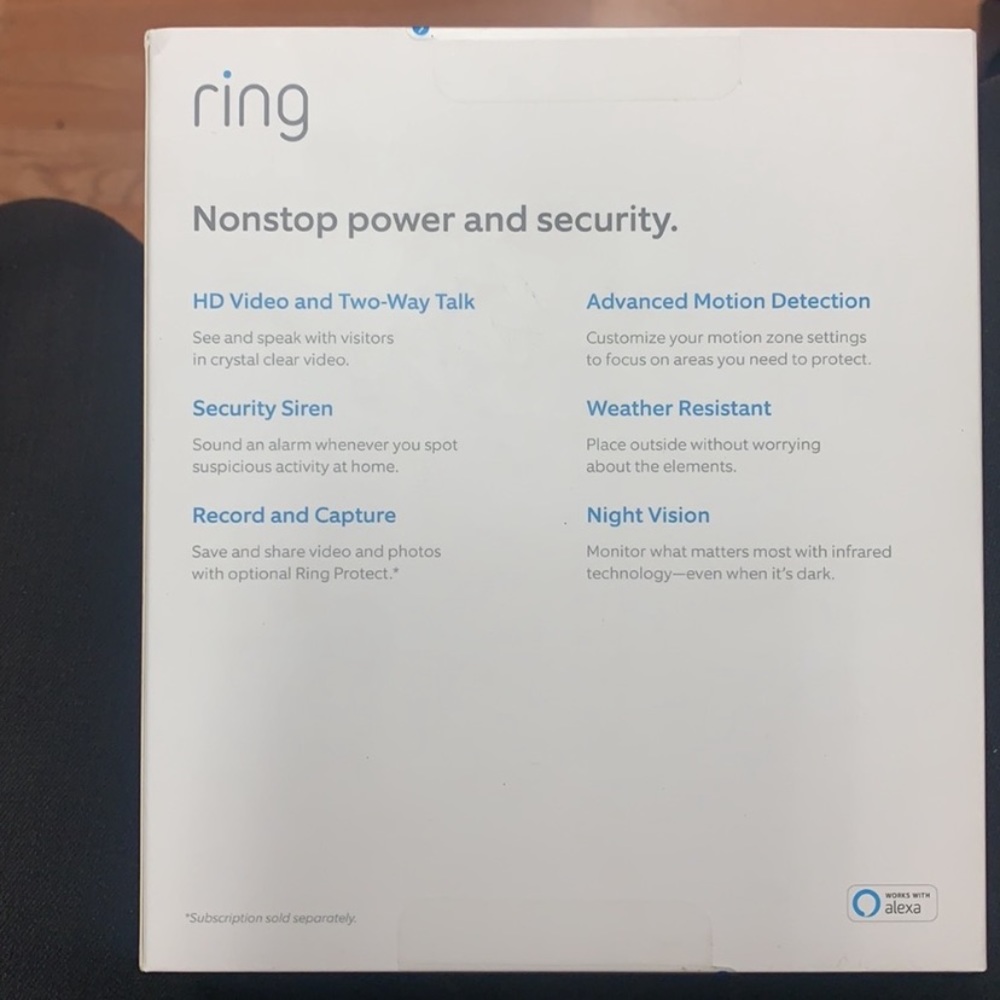 Ring camera wired - Picture 2 of 2